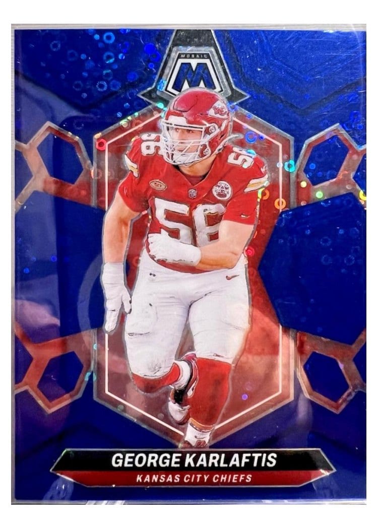 2024 Panini Mosaic Base Set George Karlaftis #111 card