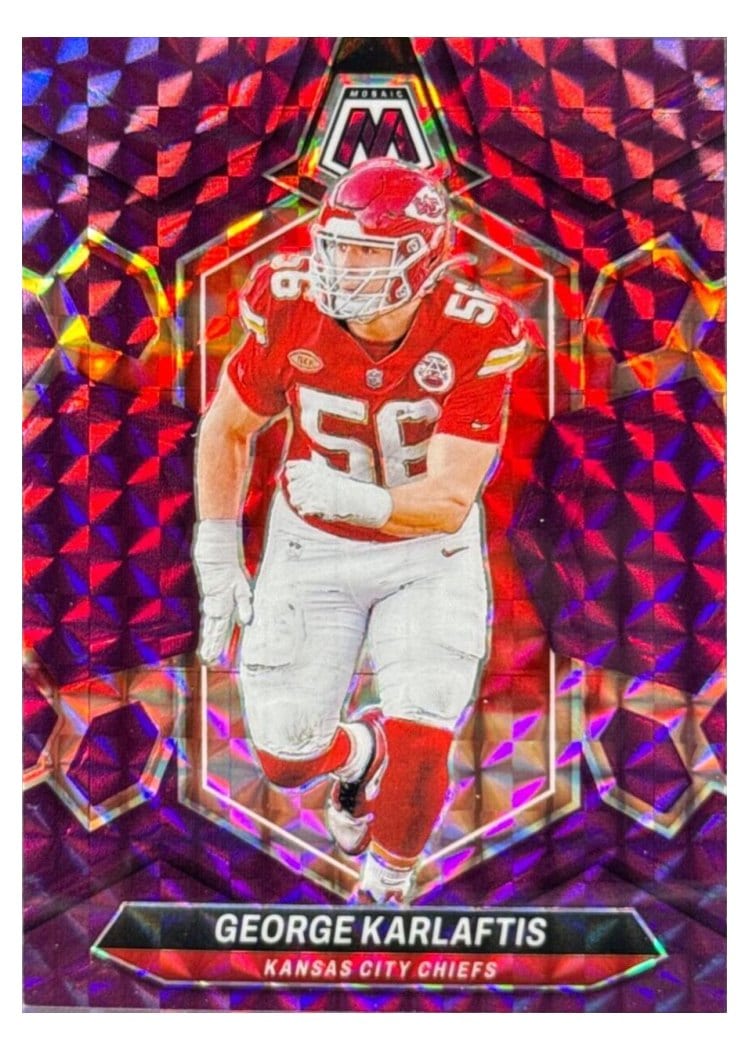 2024 Panini Mosaic Base Set George Karlaftis #111 card