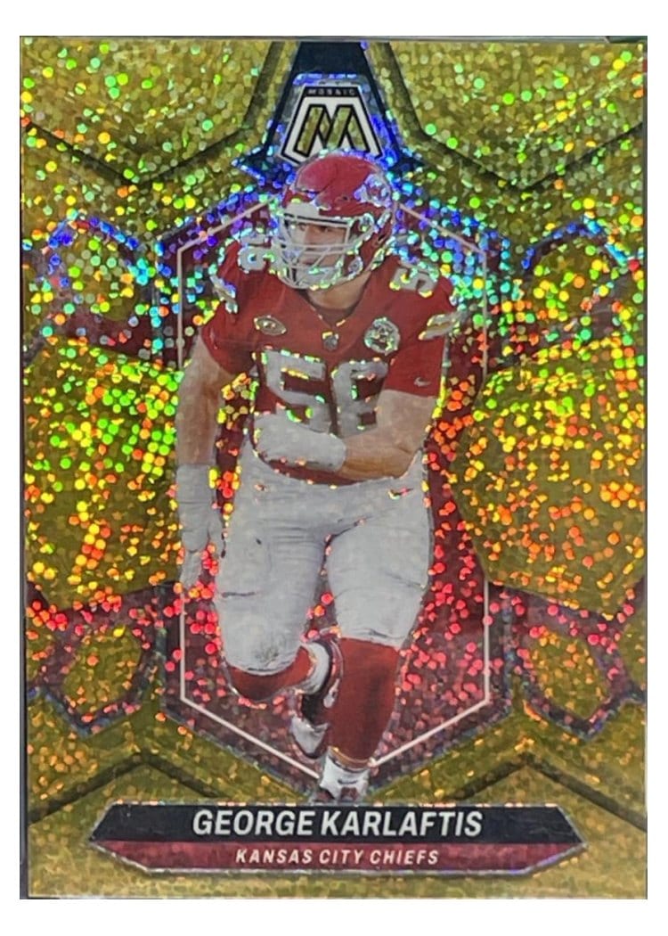2024 Panini Mosaic Base Set George Karlaftis #111 card