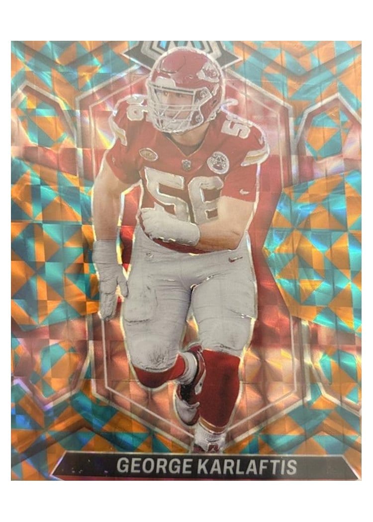 2024 Panini Mosaic Base Set George Karlaftis Tessellation #111 card