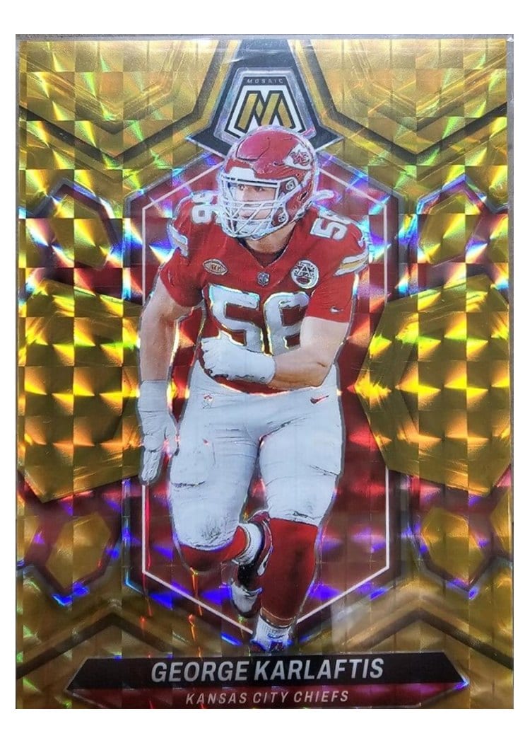 2024 Panini Mosaic Base Set George Karlaftis #111 card