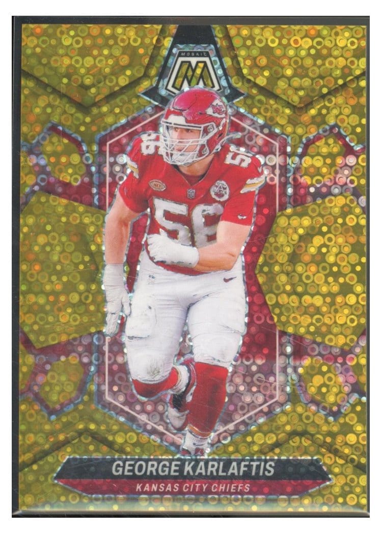 2024 Panini Mosaic Base Set George Karlaftis #111 card