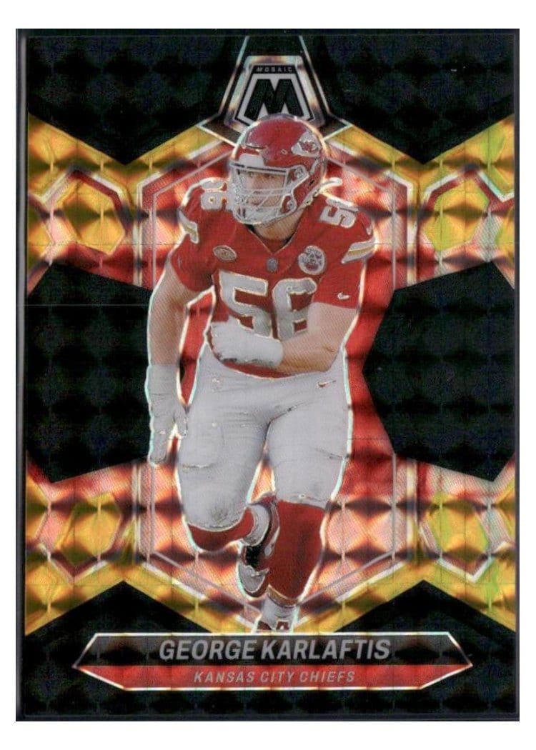 2024 Panini Mosaic Base Set George Karlaftis #111 card