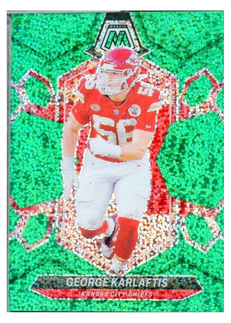 2024 Panini Mosaic Base Set George Karlaftis #111 card