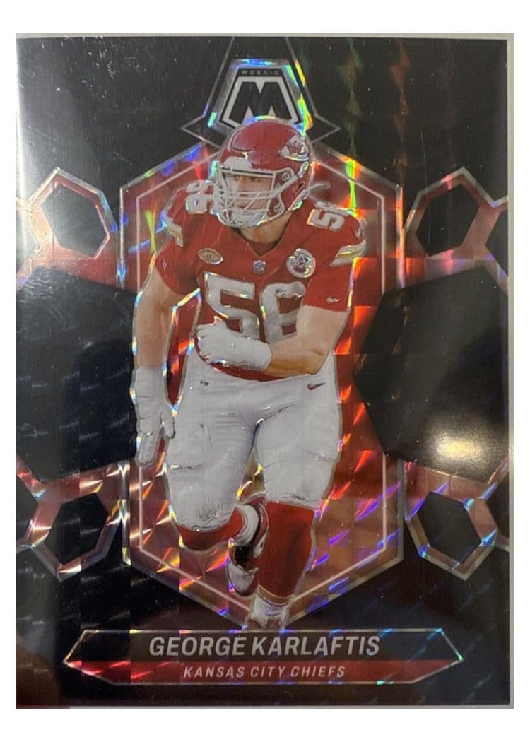 2024 Panini Mosaic Base Set George Karlaftis #111 card
