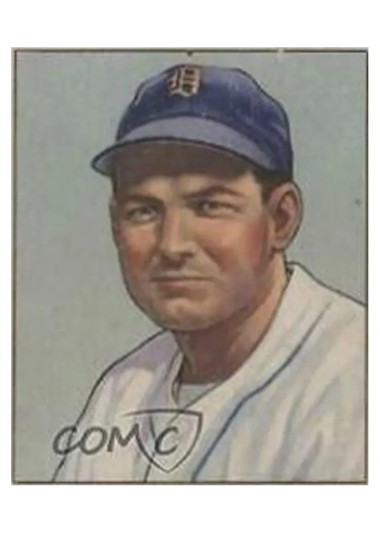 1950 Bowman George Kell #8 card