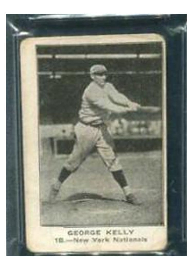 1922 E121 American Caramel Series of 120 George Kelly card