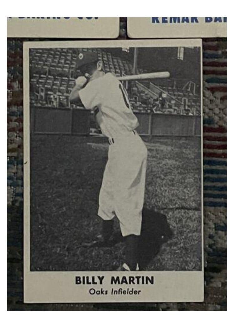 1949 Remar Bread Oakland Oaks George Kelly card