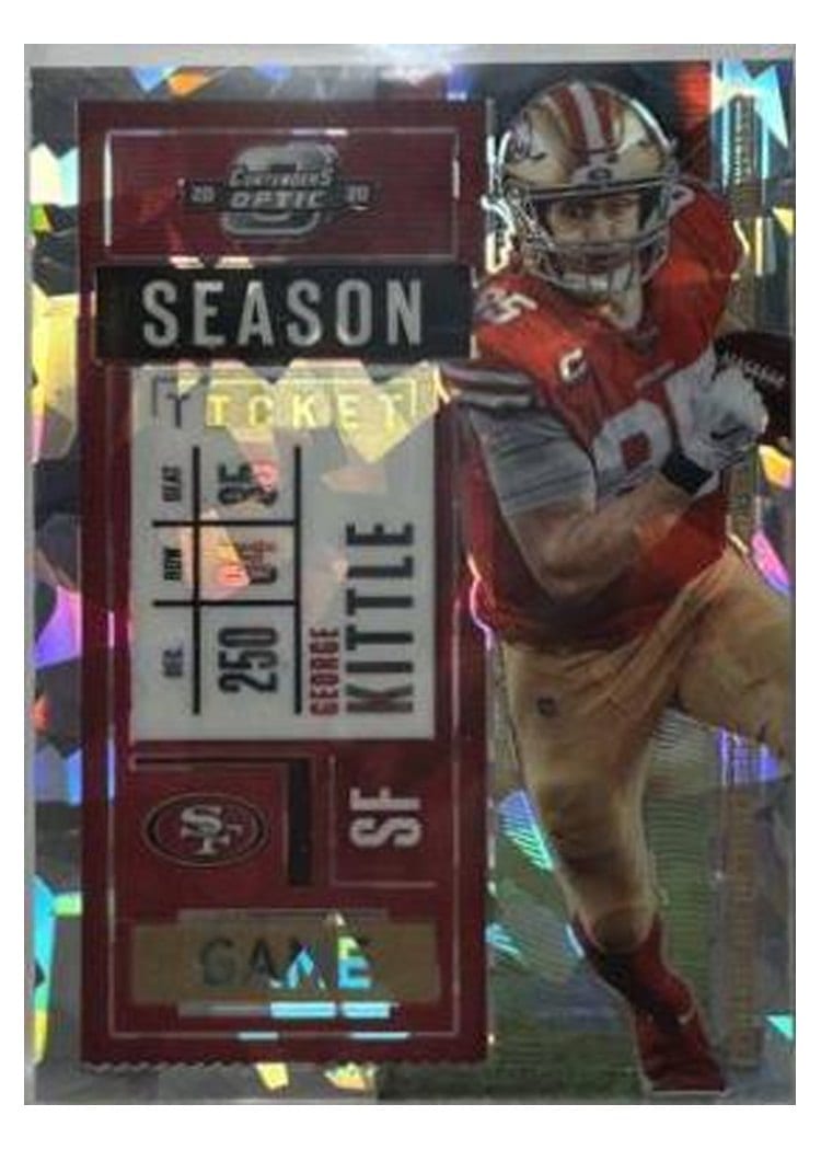 2020 Panini Contenders Optic Base Set George Kittle Cracked Ice #51 card
