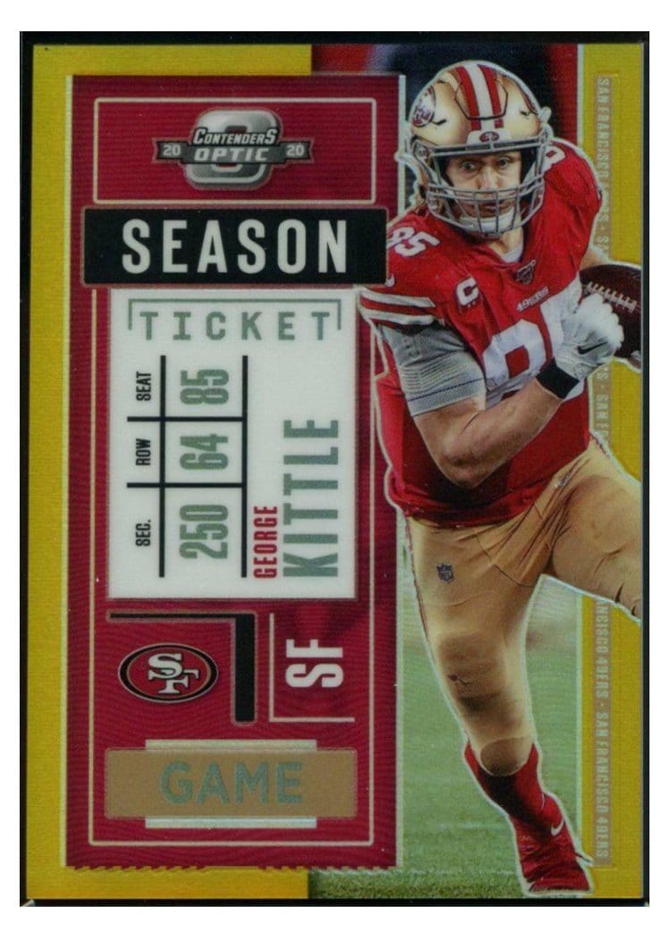 2020 Panini Contenders Optic Base Set George Kittle #51 card
