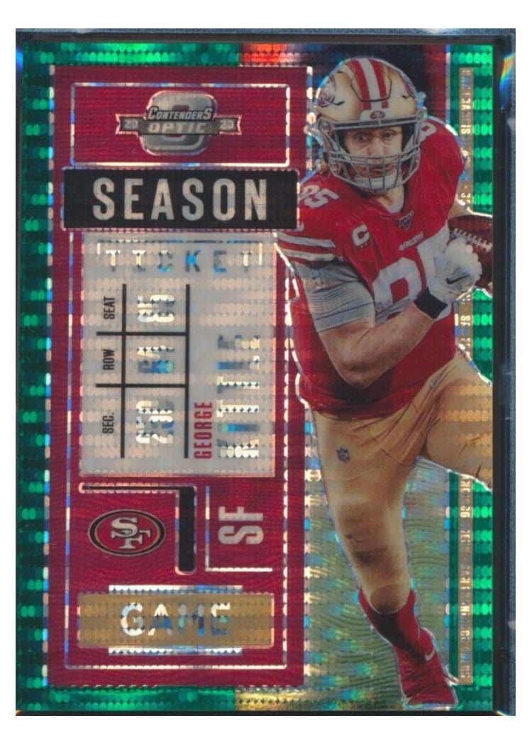 2020 Panini Contenders Optic Base Set George Kittle #51 card