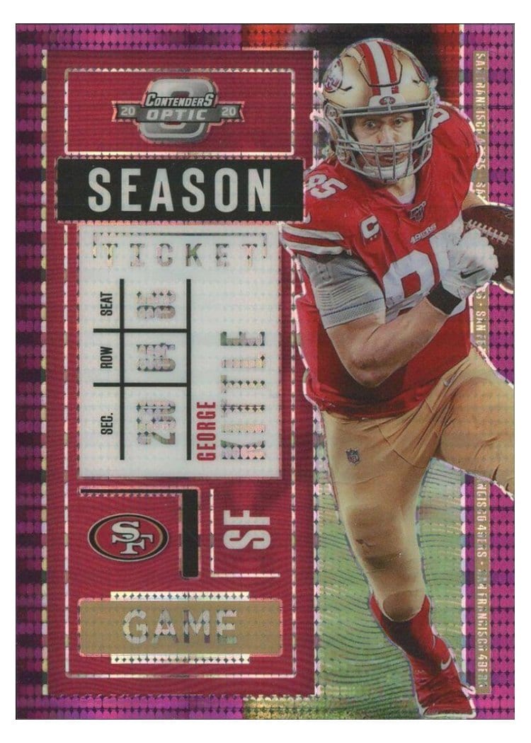 2020 Panini Contenders Optic Base Set George Kittle #51 card