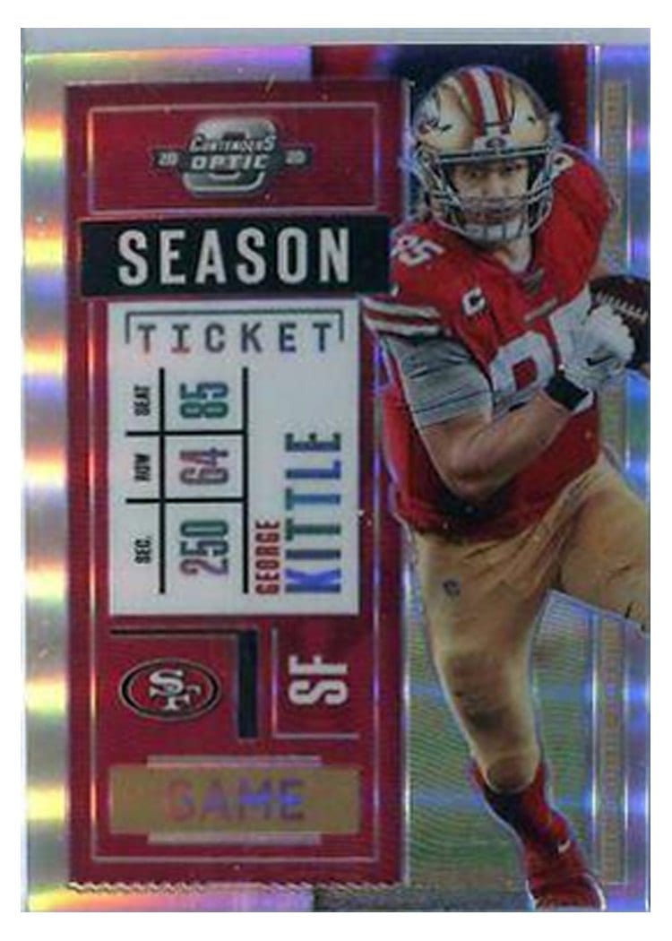 2020 Panini Contenders Optic Base Set George Kittle #51 card