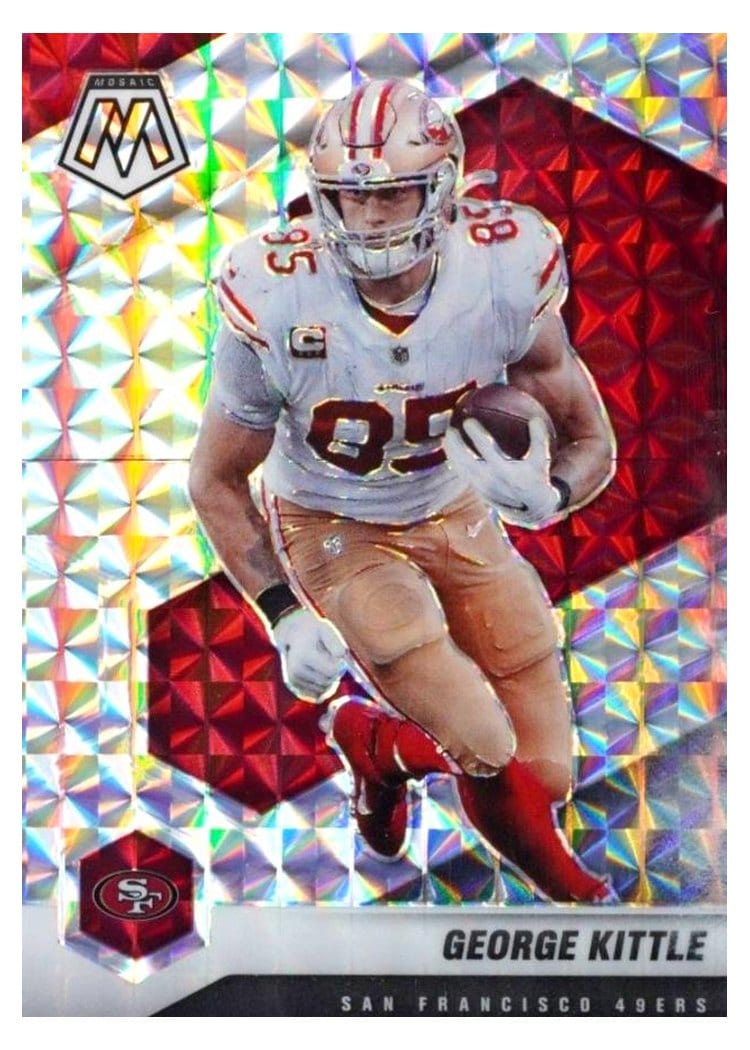 2021 Panini Mosaic Base Set George Kittle #176 card