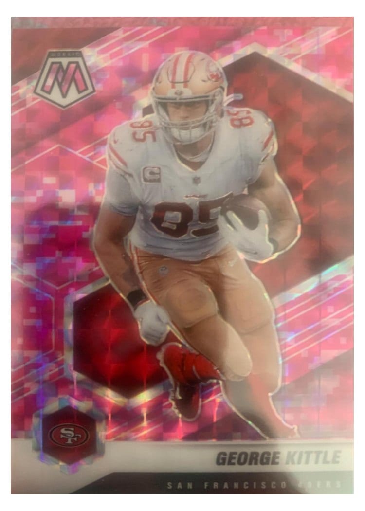 2021 Panini Mosaic Base Set George Kittle #176 card