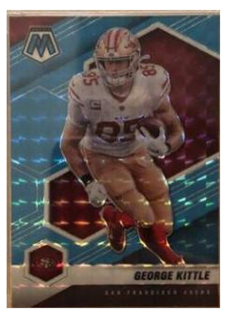 2021 Panini Mosaic Base Set George Kittle #176 card