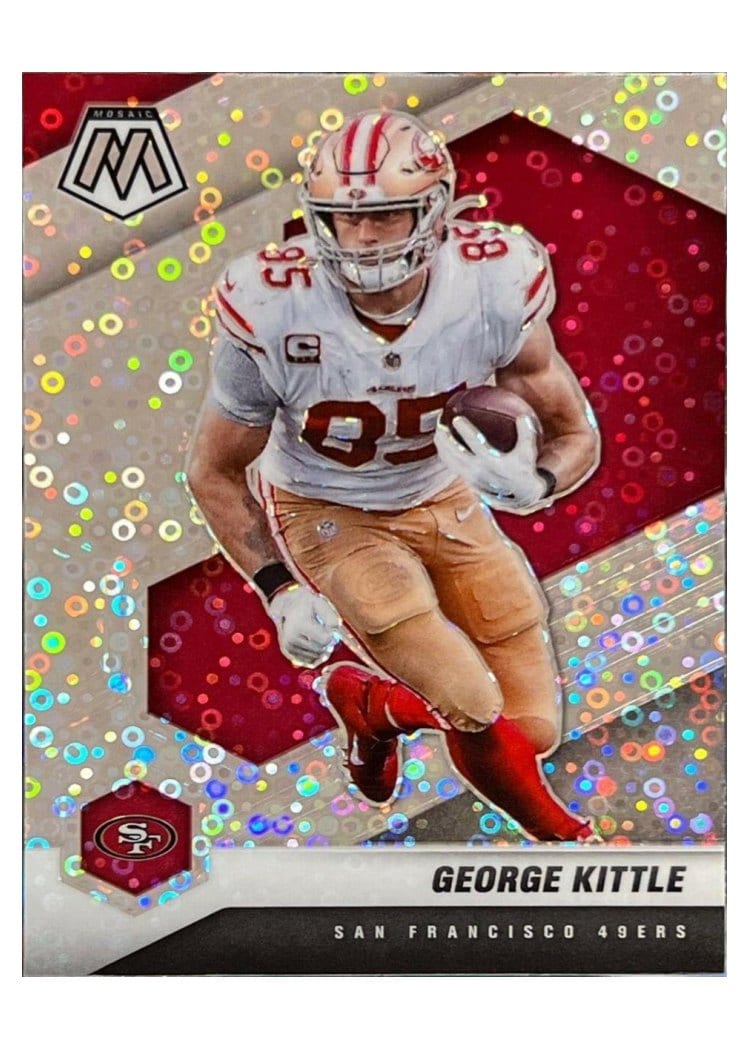 2021 Panini Mosaic Base Set George Kittle #176 card
