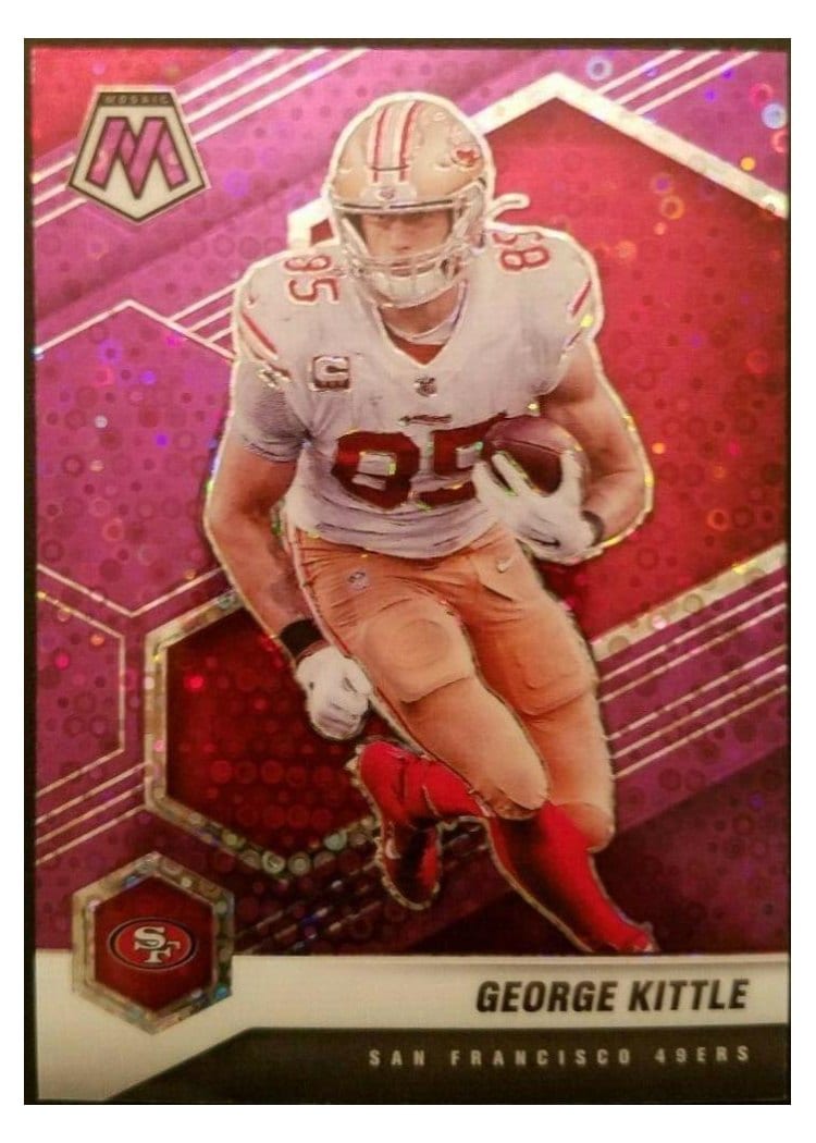 2021 Panini Mosaic Base Set George Kittle #176 card
