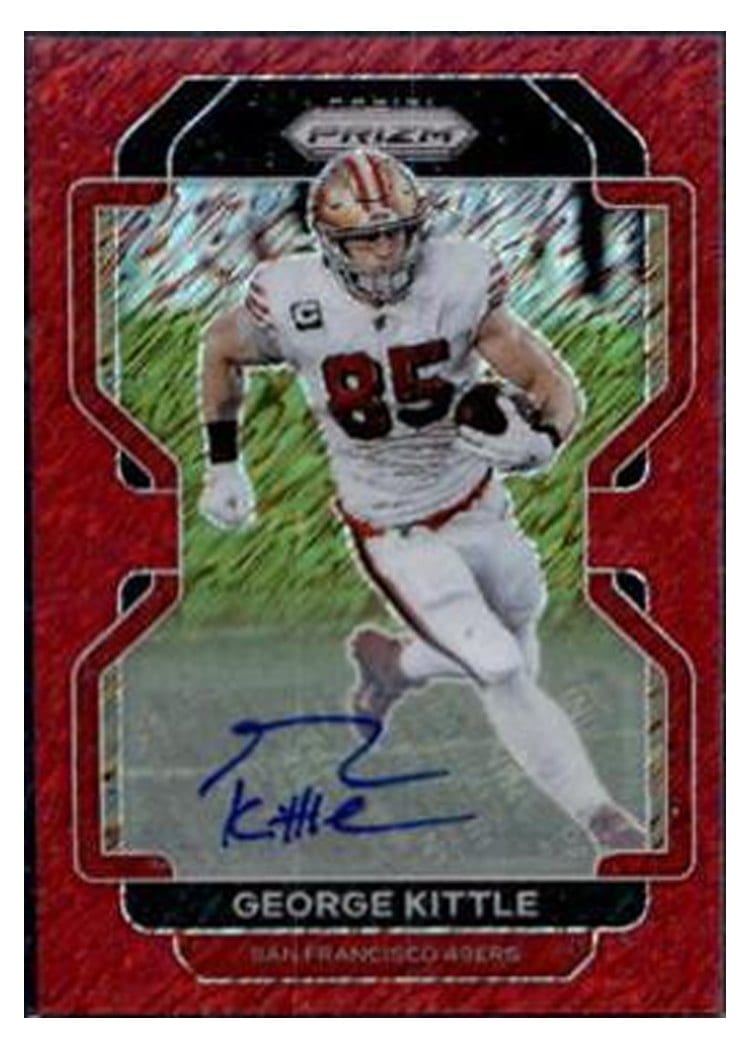 2021 Panini Prizm Base Set George Kittle #54 card