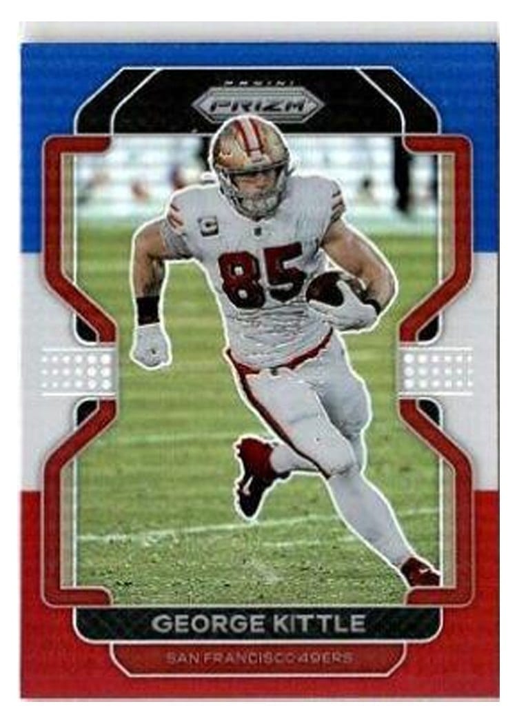 2021 Panini Prizm Base Set George Kittle #54 card