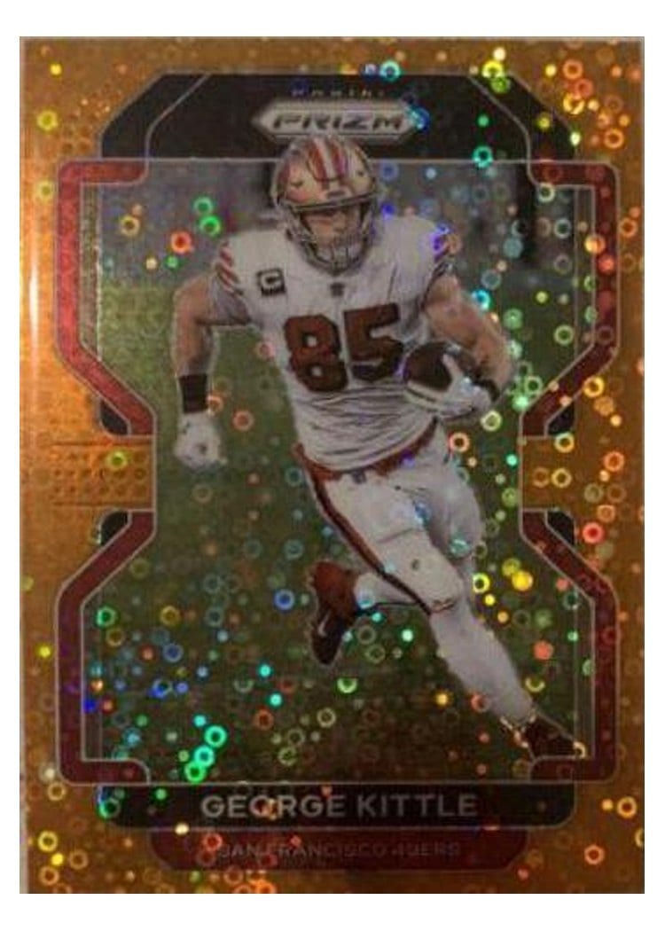 2021 Panini Prizm Base Set George Kittle #54 card