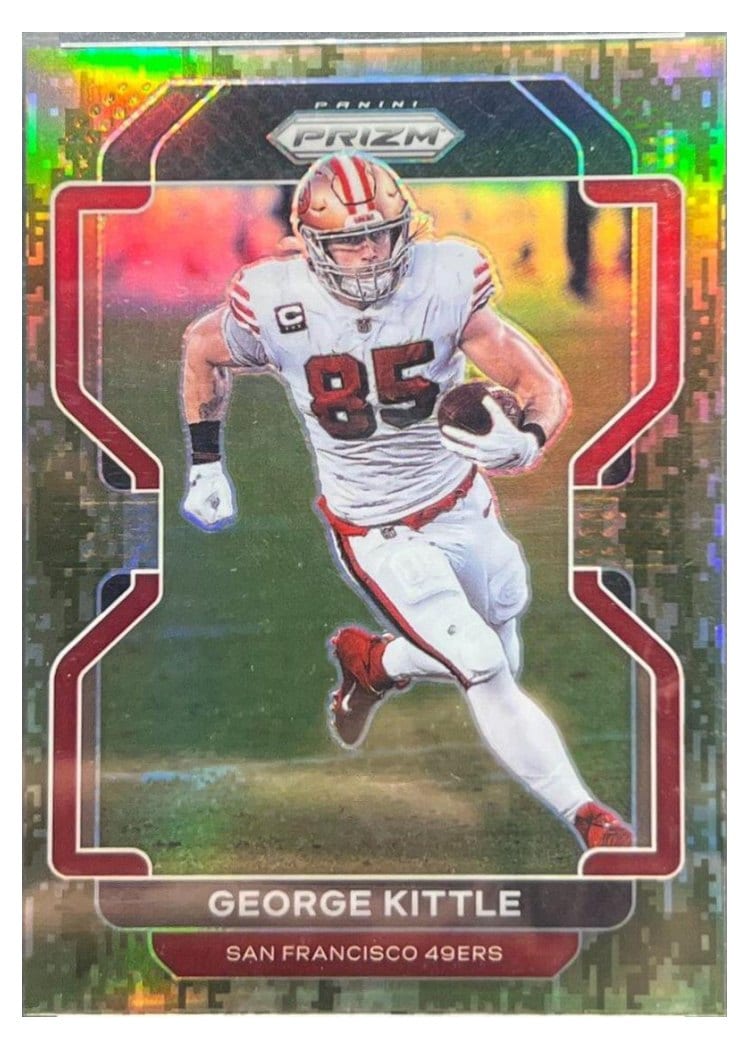 2021 Panini Prizm Base Set George Kittle #54 card