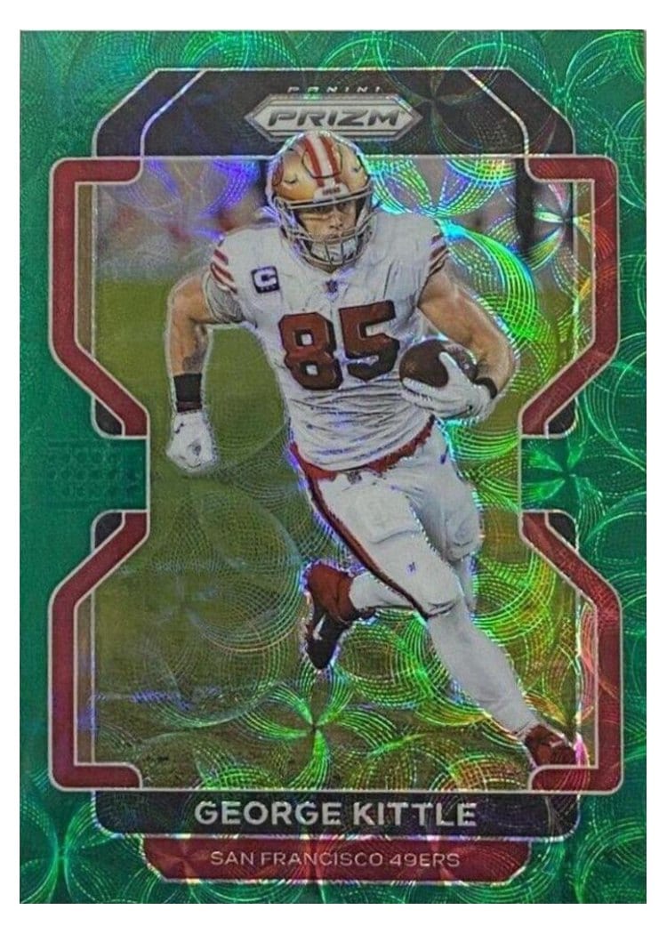 2021 Panini Prizm Base Set George Kittle #54 card