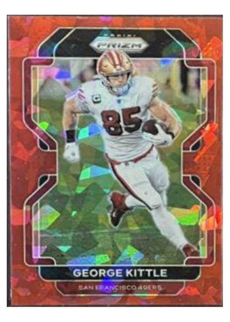 2021 Panini Prizm Base Set George Kittle #54 card