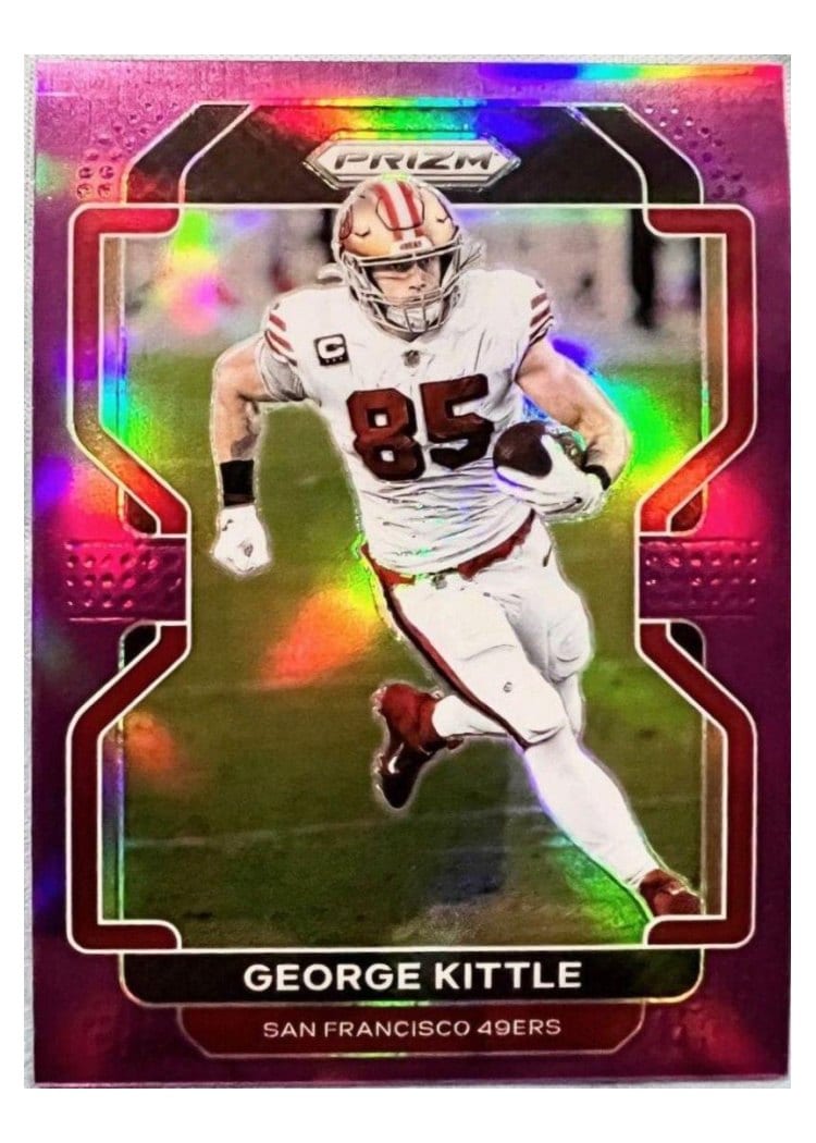 2021 Panini Prizm Base Set George Kittle #54 card