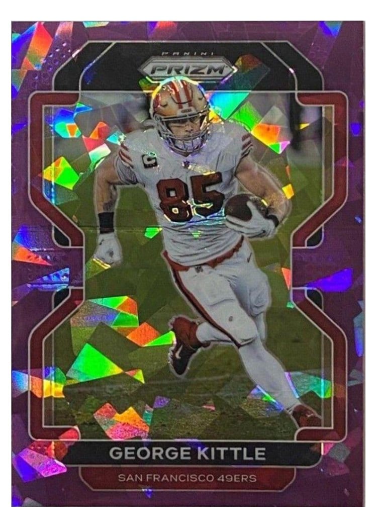 2021 Panini Prizm Base Set George Kittle #54 card