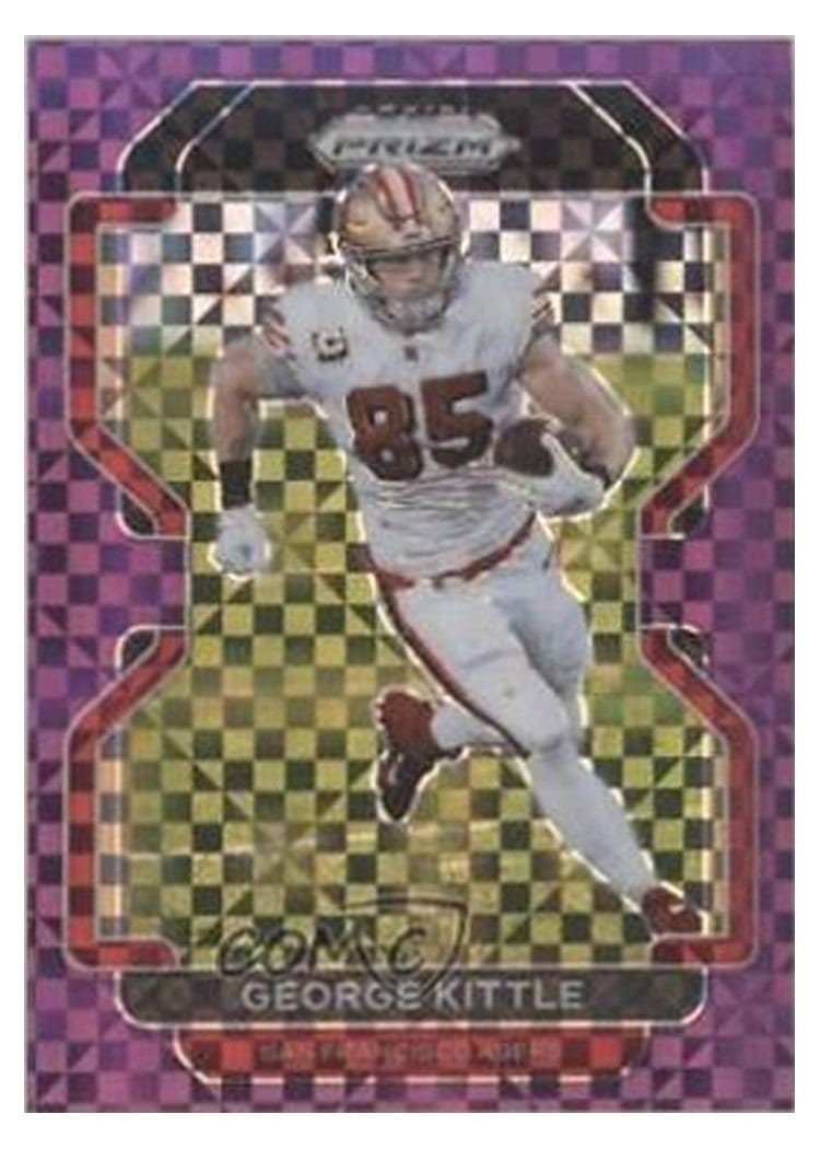 2021 Panini Prizm Base Set George Kittle #54 card