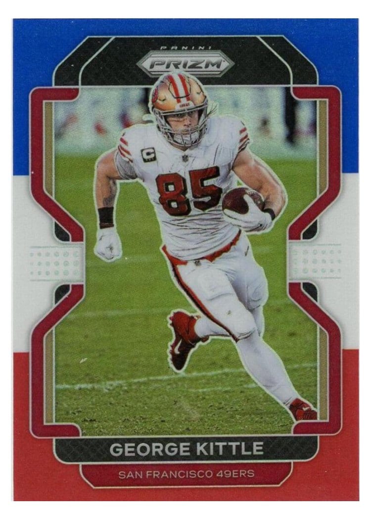 2021 Panini Prizm Base Set George Kittle #54 card