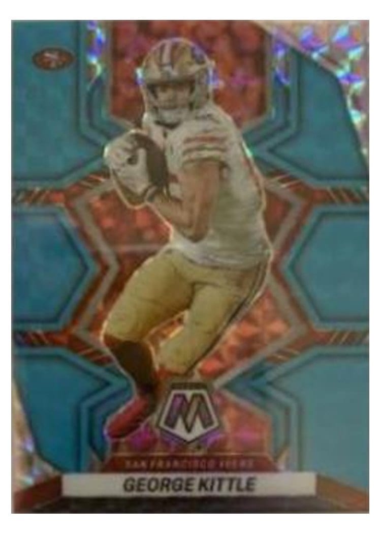 2022 Panini Mosaic Base Set George Kittle #179 card
