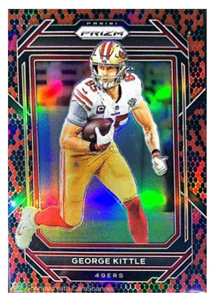 2022 Panini Prizm Base Set George Kittle #267 card