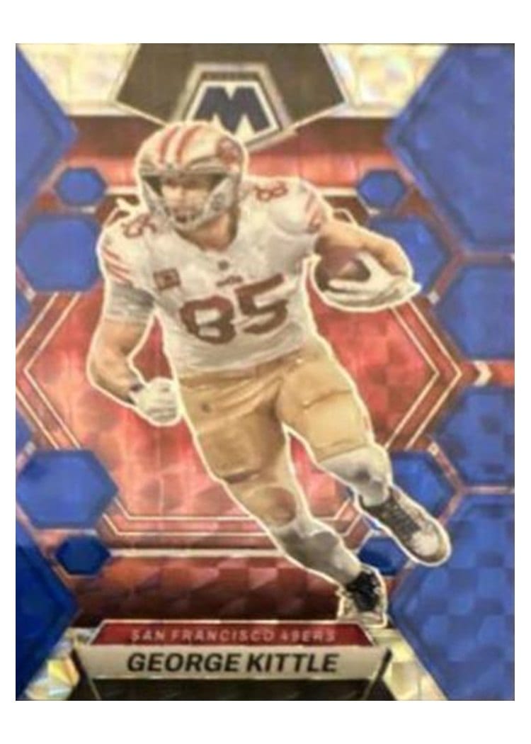 2023 Panini Mosaic Base Set George Kittle #214 card