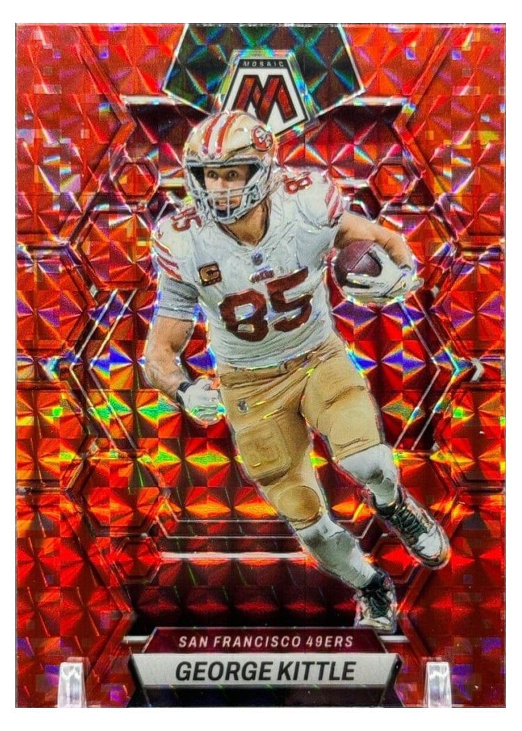 2023 Panini Mosaic Base Set George Kittle #214 card