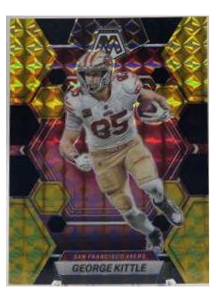 2023 Panini Mosaic Base Set George Kittle #214 card