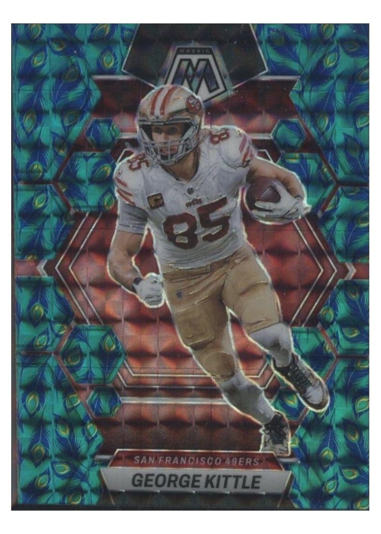 2023 Panini Mosaic Base Set George Kittle #214 card