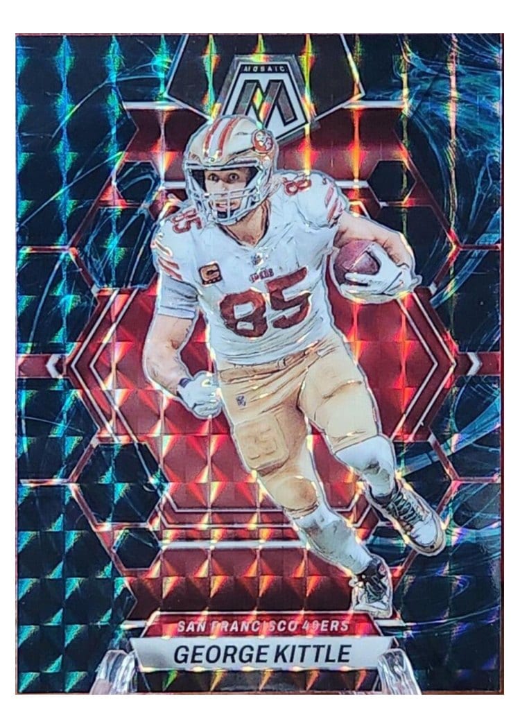 2023 Panini Mosaic Base Set George Kittle #214 card