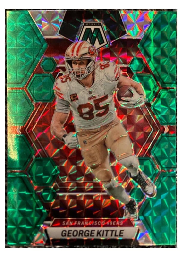 2023 Panini Mosaic Base Set George Kittle #214 card