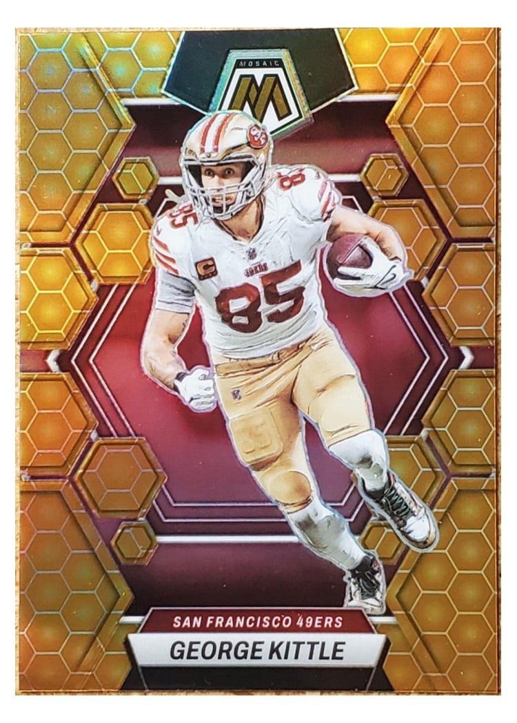 2023 Panini Mosaic Base Set George Kittle #214 card