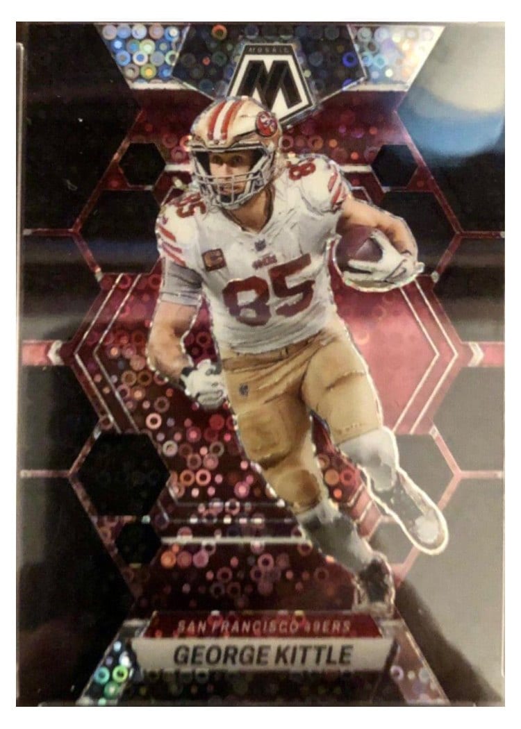 2023 Panini Mosaic Base Set George Kittle #214 card