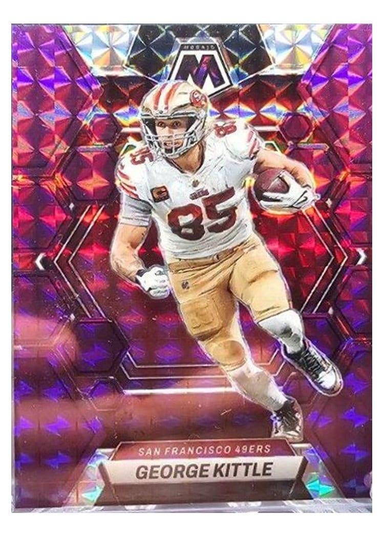 2023 Panini Mosaic Base Set George Kittle #214 card