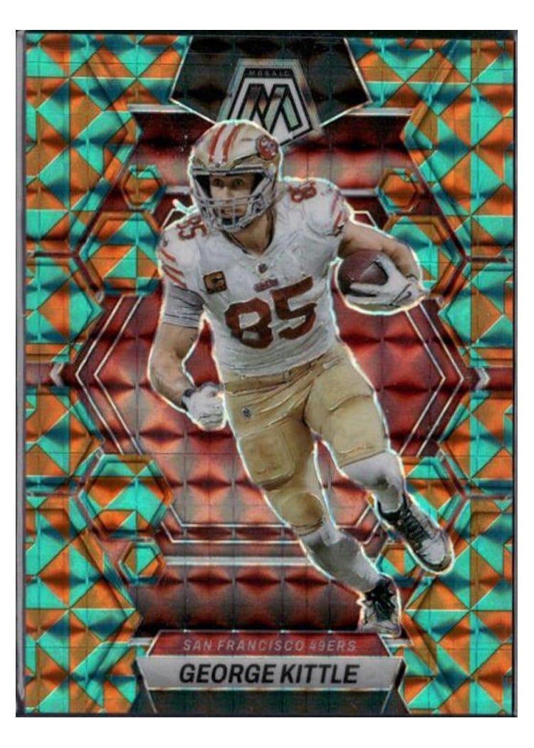 2023 Panini Mosaic Base Set George Kittle #214 card