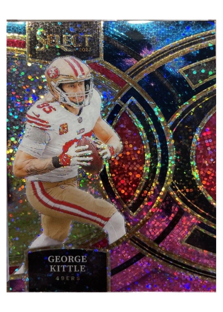 2023 Panini Select Base Set George Kittle Cosmic #153 card