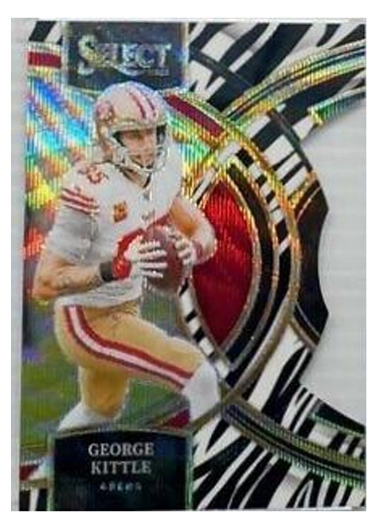 2023 Panini Select Base Set George Kittle Tiger Prizm #153 card