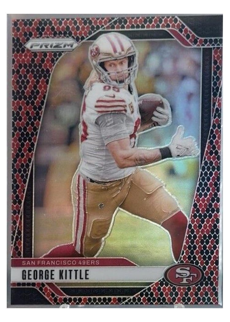2024 Panini Prizm Base Set George Kittle #253 card