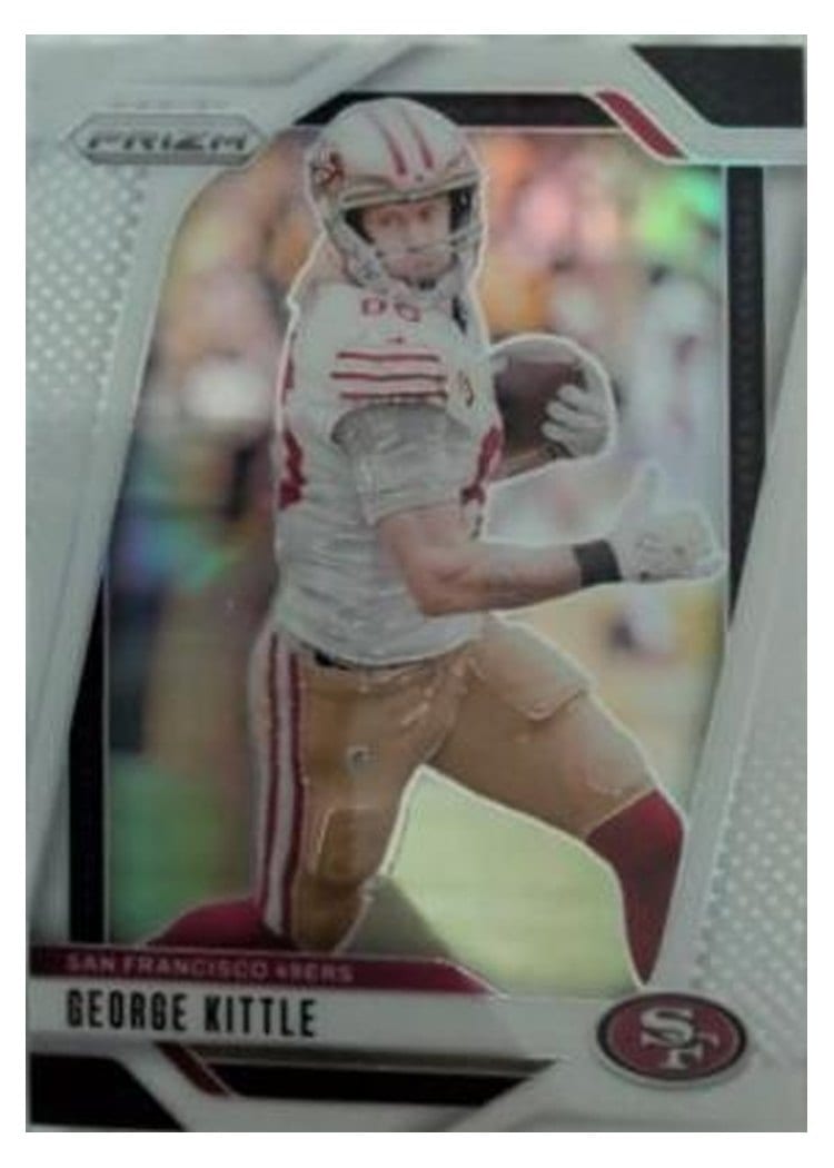 2024 Panini Prizm Base Set George Kittle White #253 card
