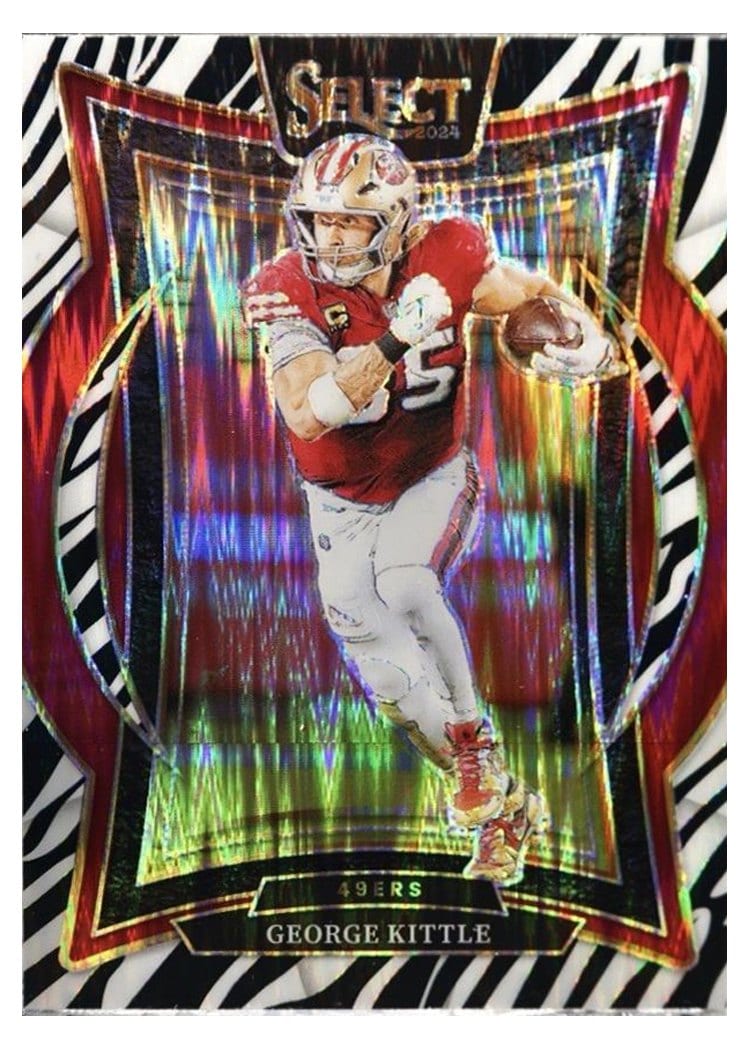 2024 Panini Select Base Set George Kittle #58 card