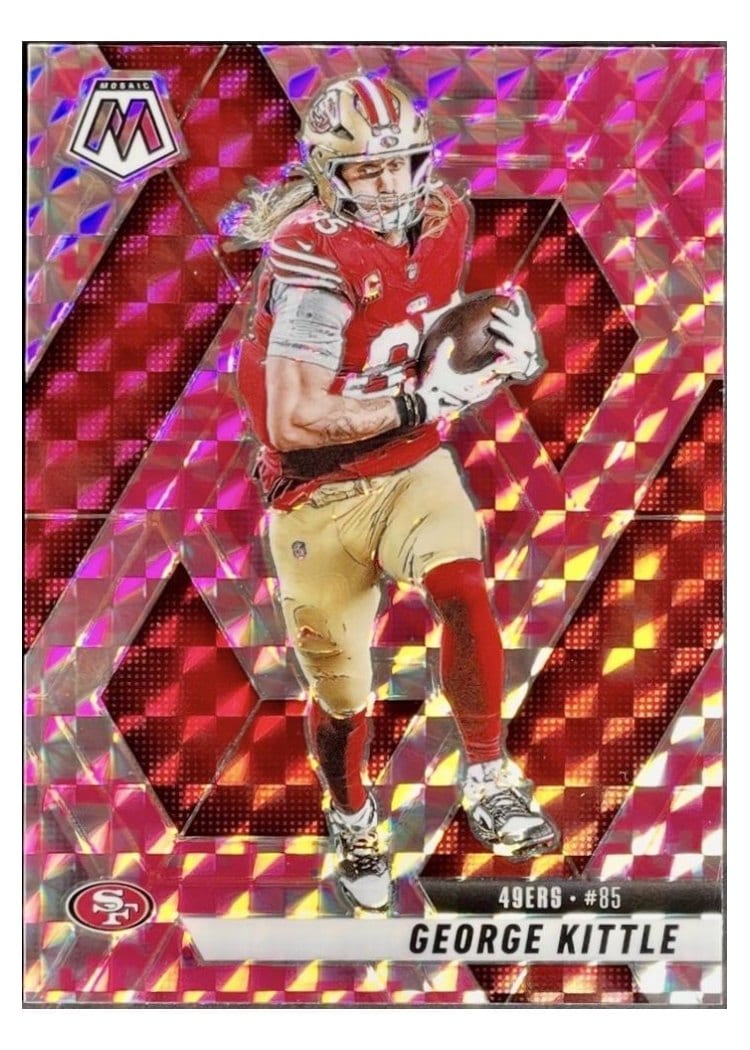 2025 Panini Mosaic Base Set George Kittle #46 card